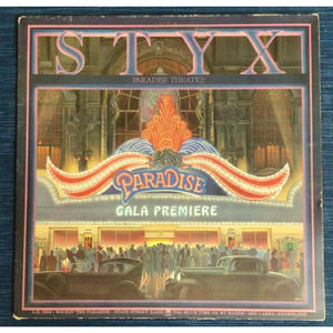 STYX: "Paradise Gala Premiere" 1981 A&M Vinyl Record LP (Laser Etched)